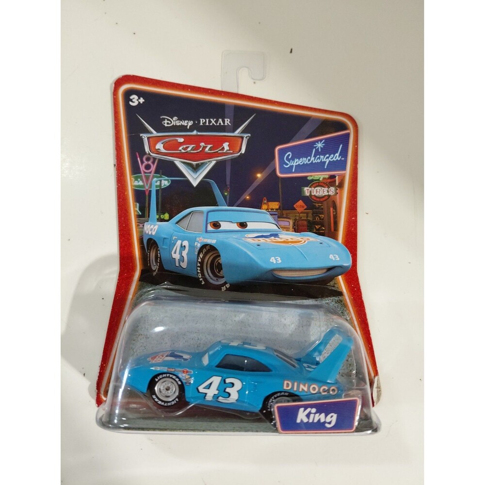 NIP Mattel 1:55 DieCast Disney  Cars Supercharged The King Plymouth Superbird